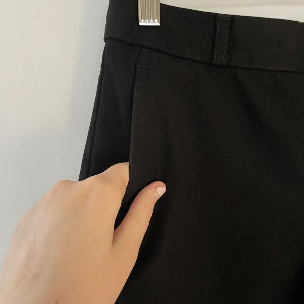 Banana Republic Womens ryan style‎ Black Trousers Size 2 small